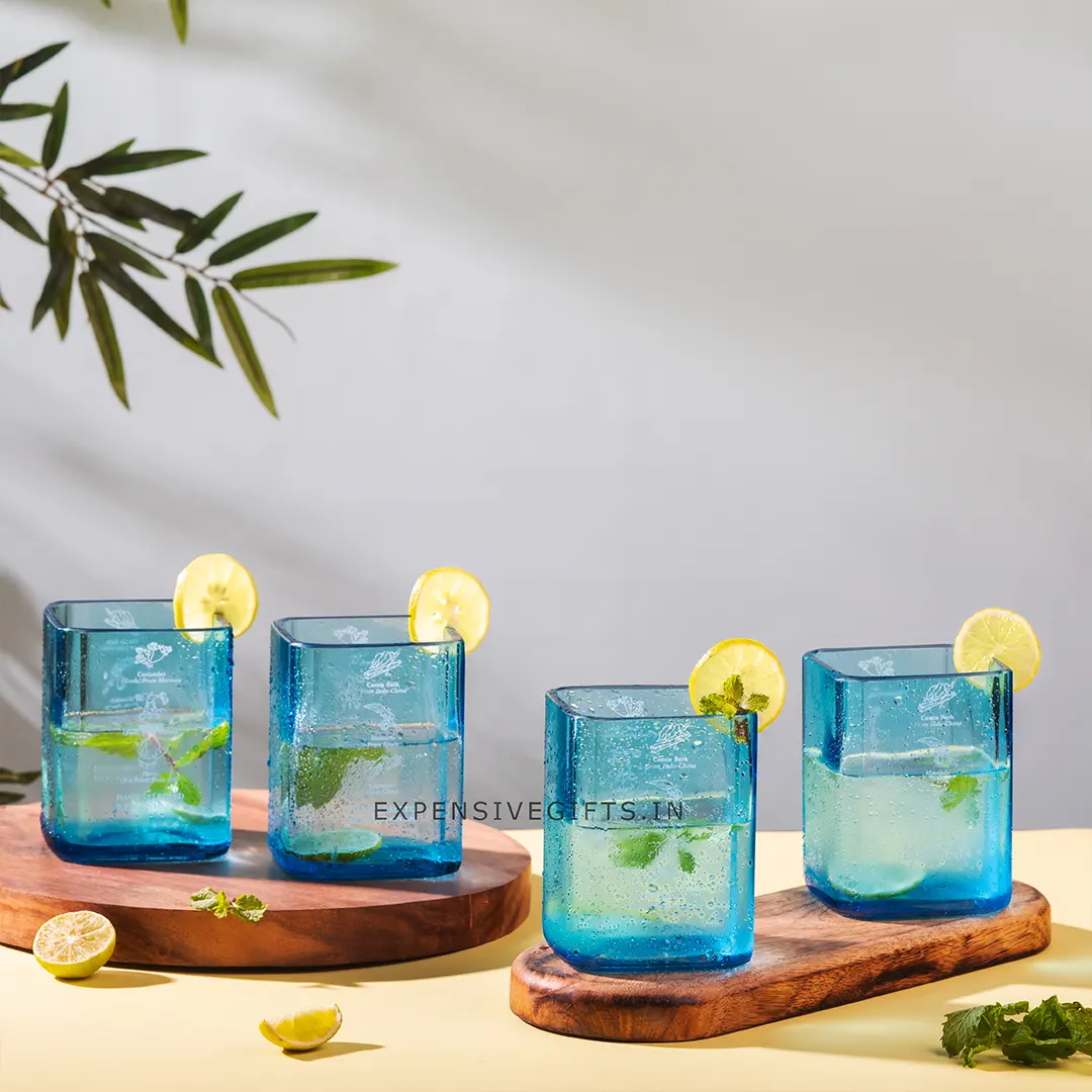 Bombay Sapphire Glasses Set Of 4