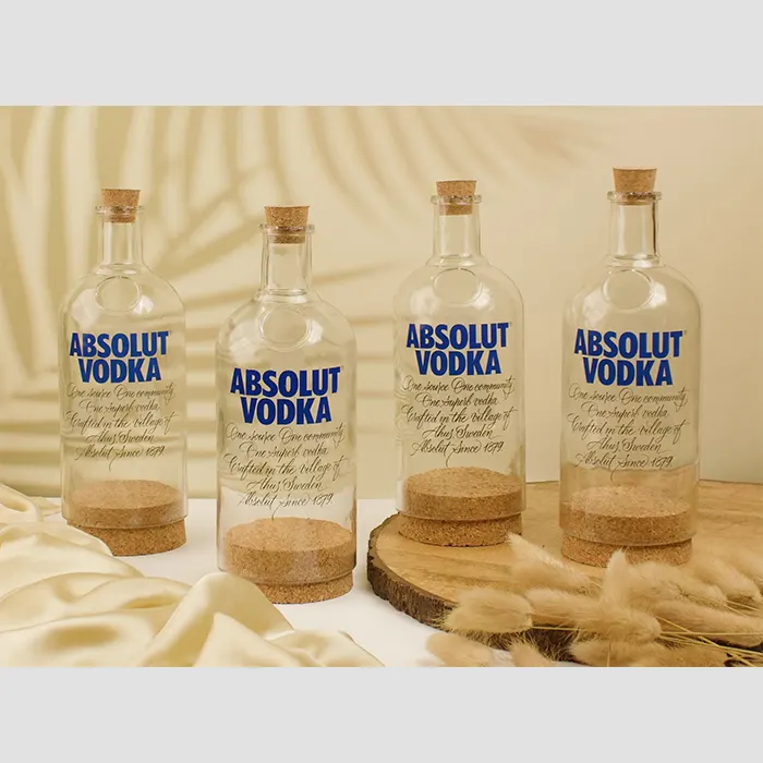 Absolut Down Jar Set Of 4