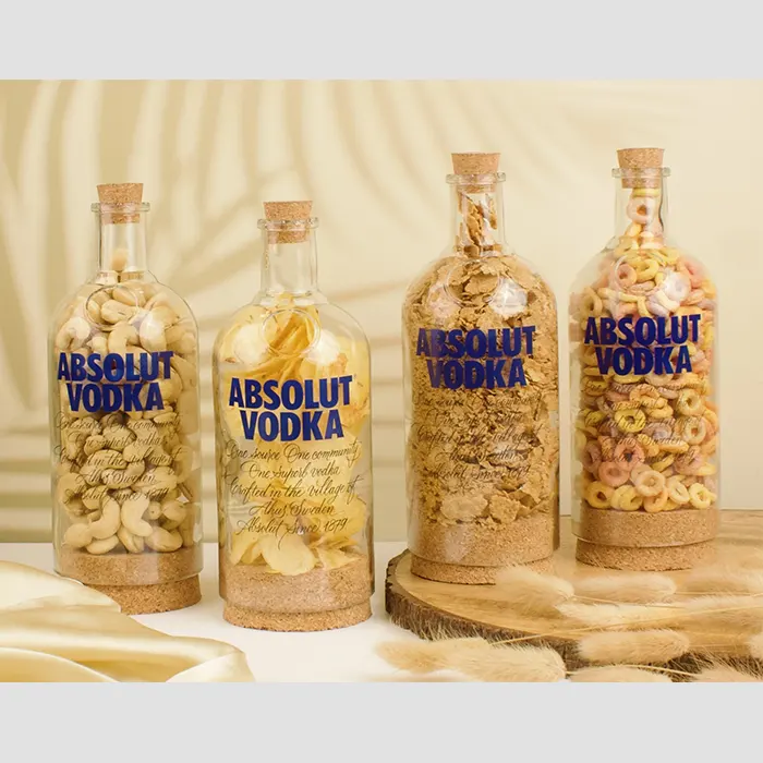 Absolut Down Jar Set Of 4