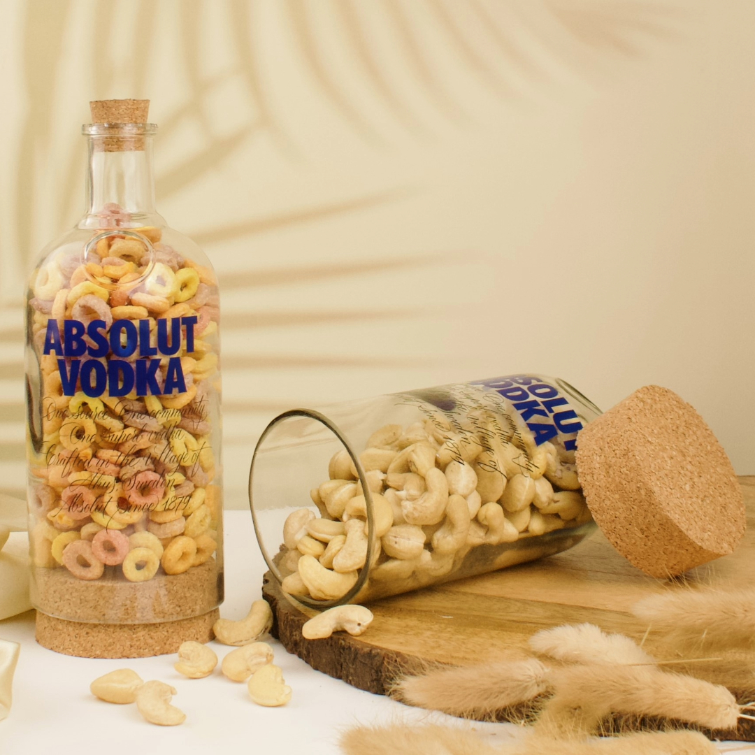 Absolut Down Jar Set Of 2